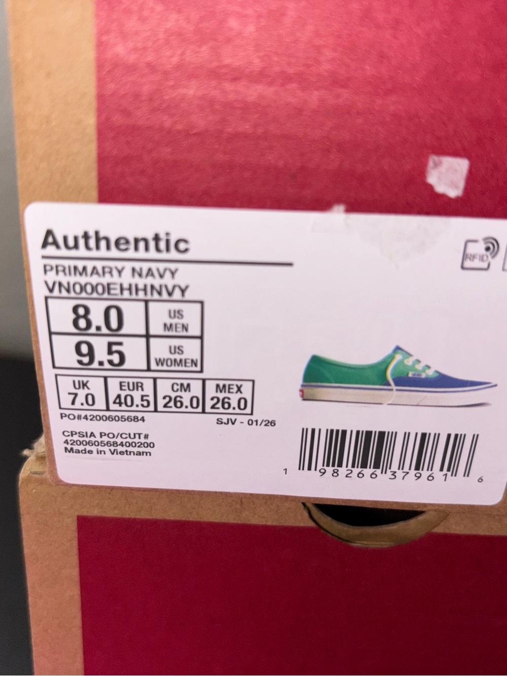 Vans Authentic Multiple Sizes - Picture 14 of 14